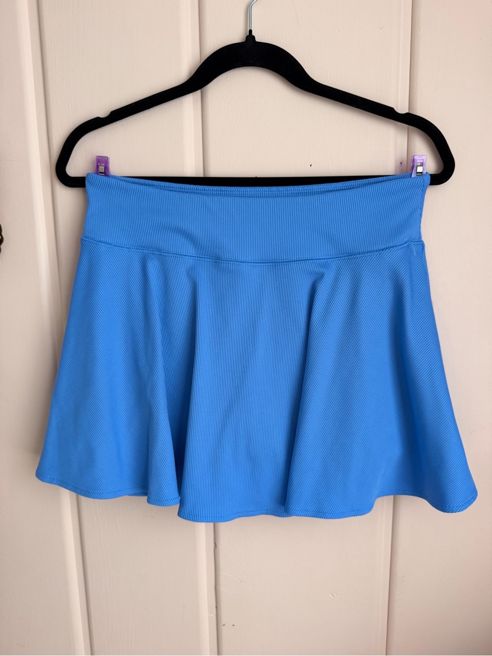 Xersion Sky Blue Circle Skater Skirt SzL